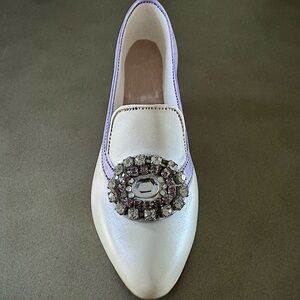 Just The Right Shoe By Raine, Item 25011, Jeweled Heel Pump, Circa 1920,Box& COA